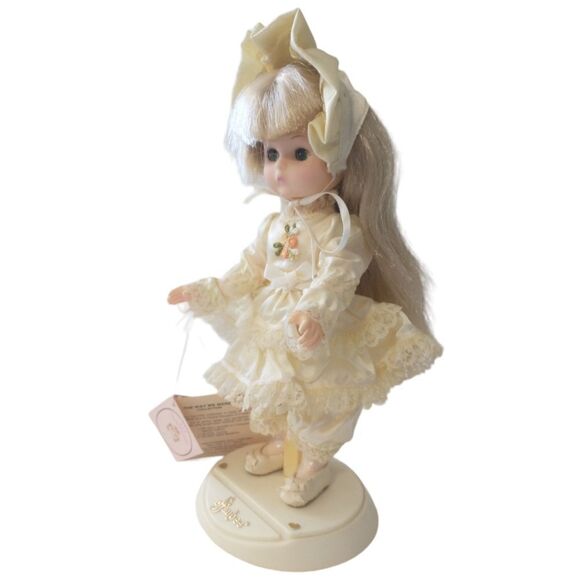 Effanbee Jennifer Doll Vintage 1988 Lil Innocents With Tags Blonde Hair Blue Eye - Picture 11 of 16